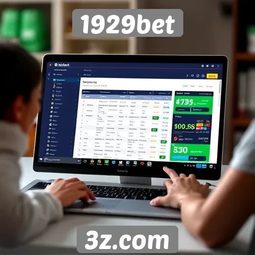 Análise da interface do site 1929bet